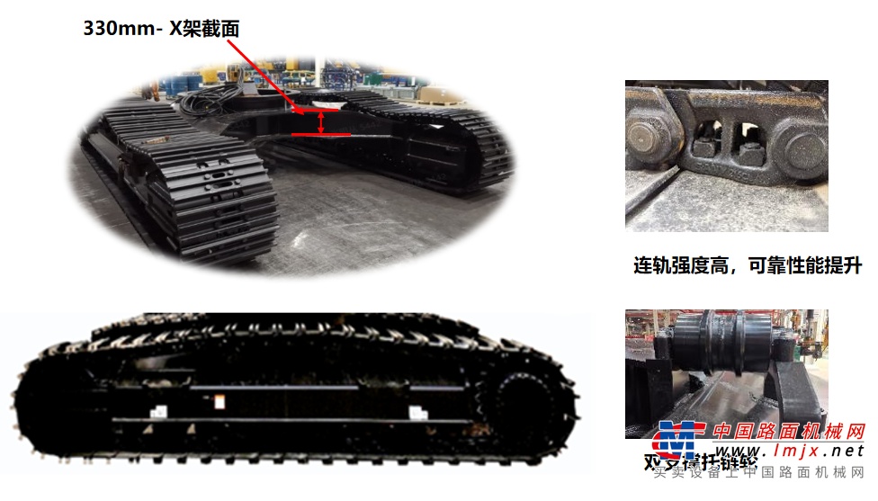 	全新升级，性能卓越液压系统，全面提升：采用“正流量”系统和三一自主研发“DMOS”发动机-泵-阀集成动态寻优智能控制系统。更高效更节能：定制康明斯L9发动机，功率提升20%以上。更环保：后处理为SCR+DOC+DPF，尿素管路采用电加热方式。
