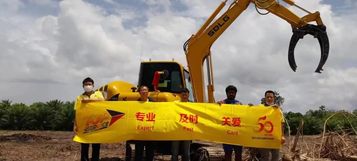 臨距離 | 臨工挖掘機助力泰國橡膠場老板創富騰飛