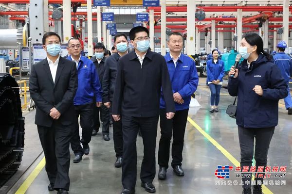 湖南省税务局党委书记、局长曾光辉调研山河智能
