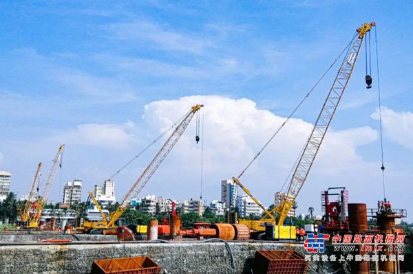 南亚踏浪 | 徐工助力印度最长跨海大桥加速建设