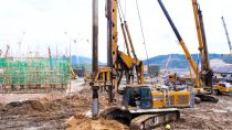 20台徐工旋挖钻机“团建”云南“绿色钢城”