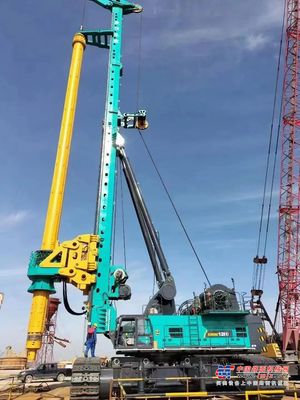 首桩开钻！山河智能超级旋挖实力助建世界最大跨度公铁两用大桥