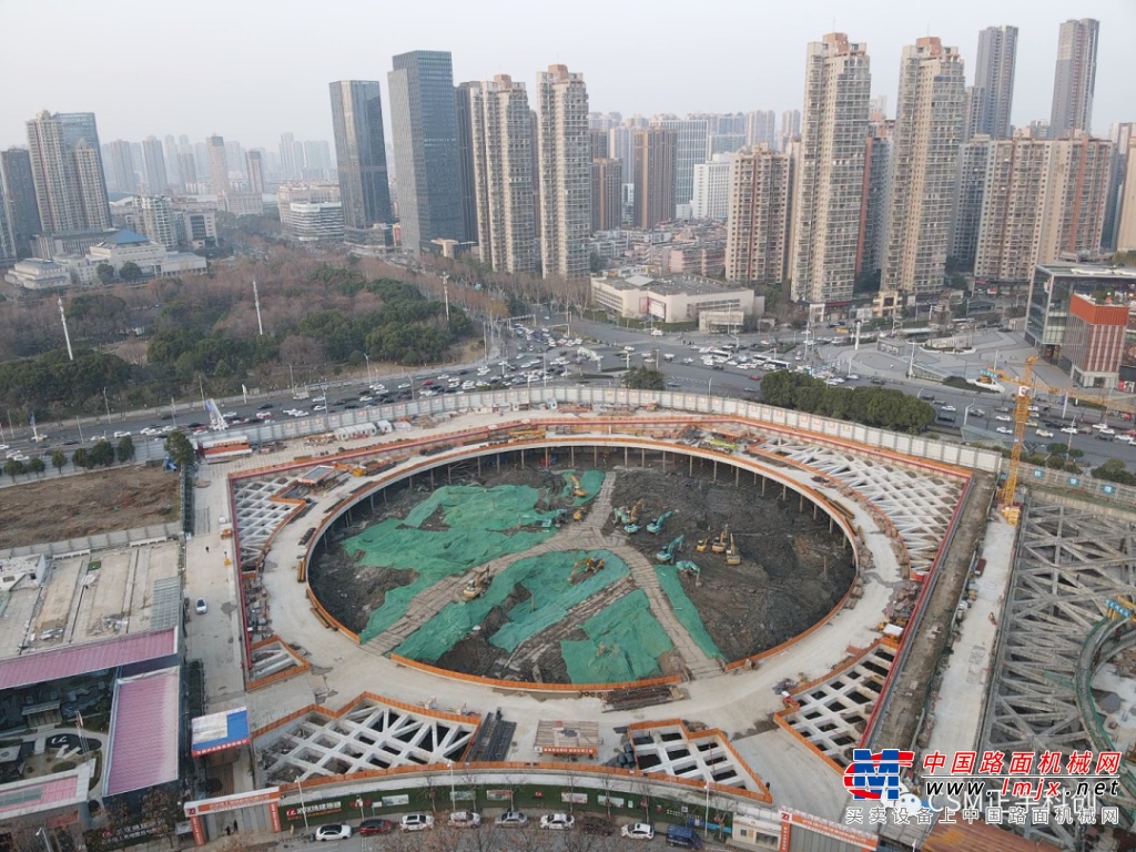 2023完美开端！上海金泰SMC工法钻机助力武汉广电全媒体中心项目
