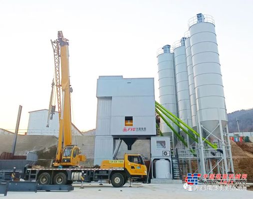 【产品风采】方圆搅拌站持续服务烟台城市快速路建设