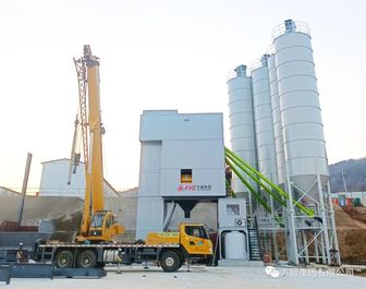 【产品风采】方圆搅拌站持续服务烟台城市快速路建设