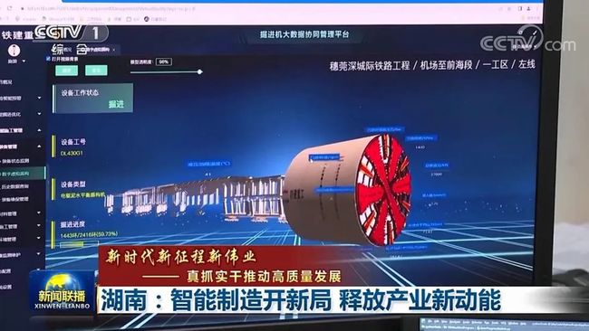 央视《新闻联播》| 铁建重工：智能制造开新局，超级装备出新绩