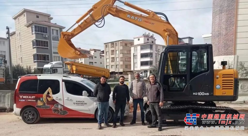 加藤中骏100NS小挖助力土耳其抗震救灾与灾后重建