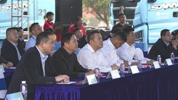 大型交付！广西最大规模三一电动化产品交付防城港