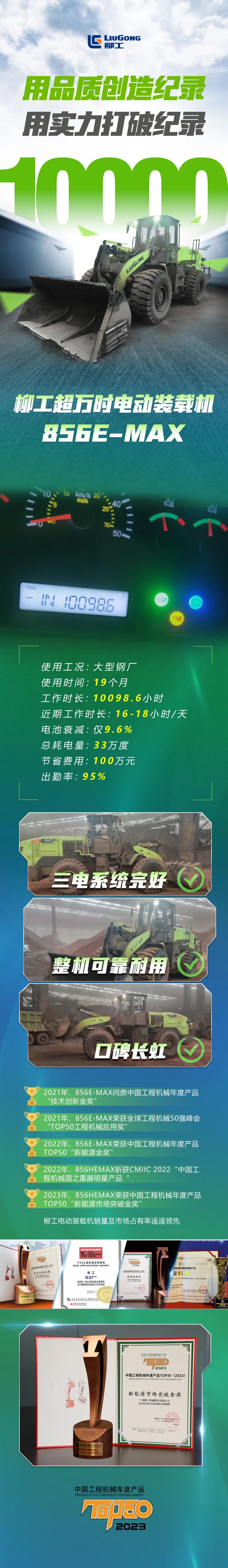 10000小时的实力！柳工856E-MAX用品质创造纪录