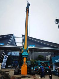 2023 CICEE | 新能源桩备出击！山河智能增程旋挖钻机已就位
