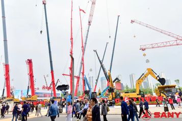 机械狂欢！三一“世界泵王”震撼亮相2023长沙国际工程机械展