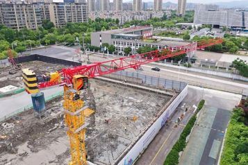 三一重工：首次投入施工！國產動平頭塔機“非常不錯”！