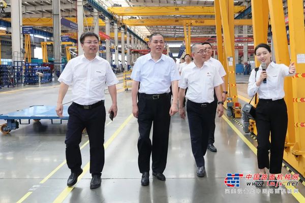 中铁城建集团党委书记、董事长申景涛到访山河智能