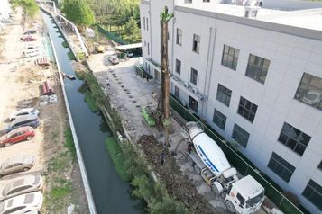 单台8小时施工357米 高效助建水利惠民工程┃泰信机械KR125A型小旋挖助力无锡“美丽河湖”风景线且表现卓越