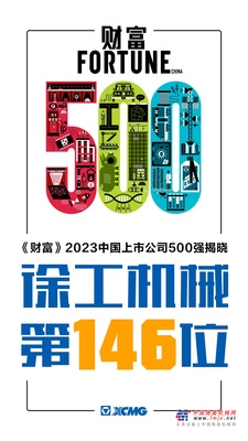 《财富》揭榜！徐工机械荣登2023中国上市公司500强