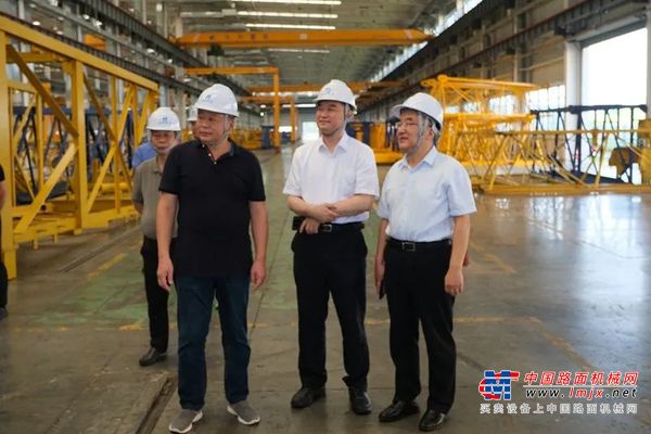 中国工程机械工业协会会长苏子孟到陕建机股份苏州再制造中心参观考察