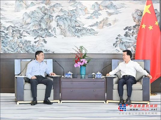 三一重工：向文波与招商局集团董事长缪建民会谈