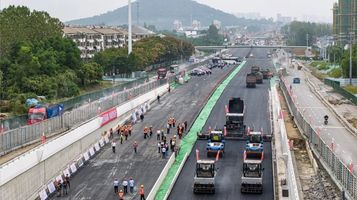 三一重工：智慧施工！无人机出动，又双叒到安徽！
