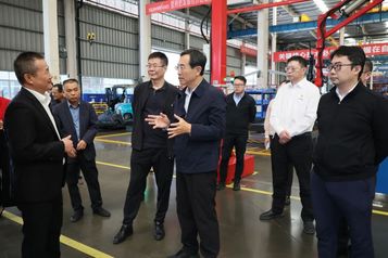 北京市政协副主席林抚生调研山河智能