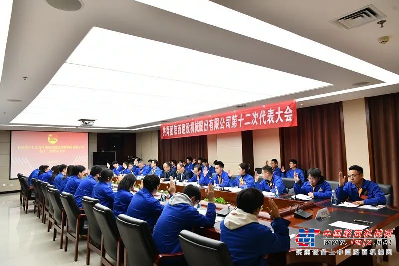 共青团陕建机股份第十二次代表大会胜利召开