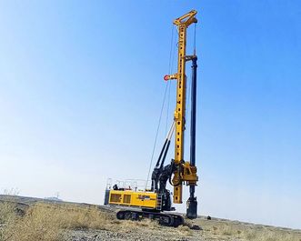 连接城市能量之源，徐工XR200E建设戈壁滩！