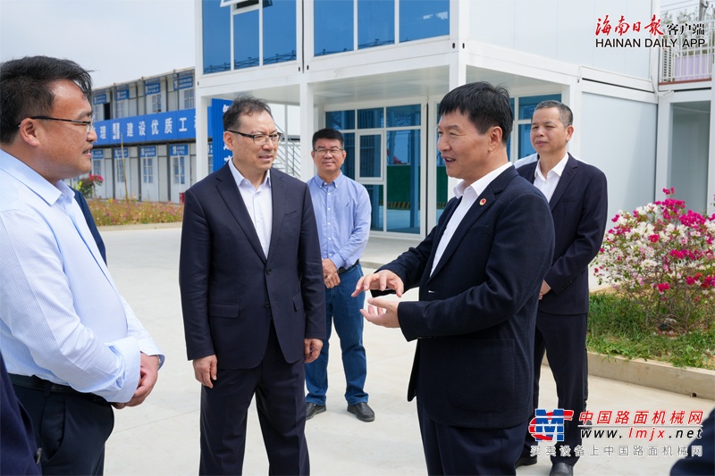 三一重工：海南省省长刘小明在东方市调研先进制造业高质量发展
