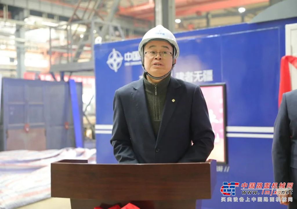 在发车仪式上，中交西筑党委副书记、总经理胡林对装备分公司承制的新产品下线表示祝贺，同时对装备分公司承制生态环保产品的战略快速落地予以肯定。他表示，装备分公司承制首批9套生态环保卫生间的顺利发运，标志着中交西筑装备产业链的再次丰富，填补了中交集团在该领域的空白，意义深远。