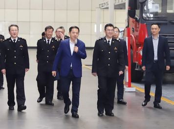长沙海关党委书记、关长沈大为一行调研三一集团