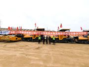【幸福路，柳工筑】——17台柳工成套路面设备，助力辽宁凌绥高速建设