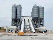 【产品风采】方圆HZS180型混凝土搅拌站惠州投入管片生产