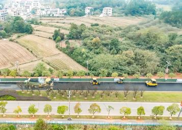 “幸福路·柳工筑” —— 江西南昌龙安大道改造工程，展现柳工路面全面解决方案的魅力！
