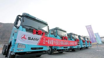 130台电动牵引车入驻攀枝花，三一按下绿色运输“加速键”