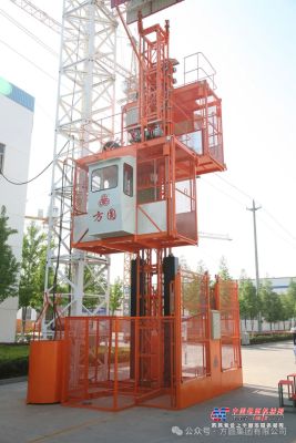 方圓SC200/200型施工升降機助力天津中新生態城建設
