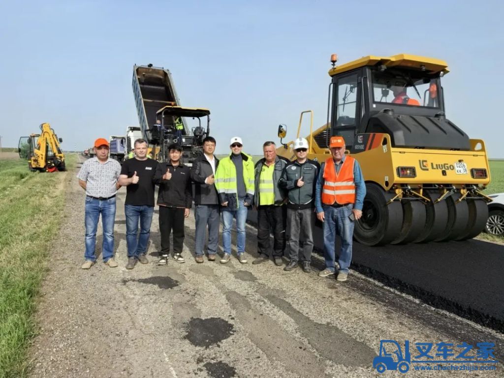 【幸福路，柳工筑】——柳工助力俄罗斯国道85K-12段路面升级