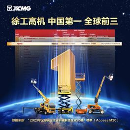 权威发布，蝉联第一！徐工高机再登顶！