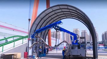 西筑公司隧装试验场建成并投入使用