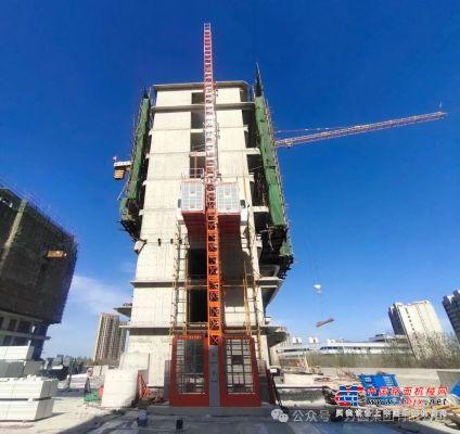 【產品風采】方圓多台施工升降機參與天津濱海新區建設