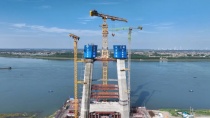 “桥”见美好未来！中联重科塔机助建世界最大跨度公路斜拉桥