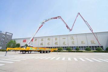 新品首发丨徐工五桥72米微混泵车“大”有可为