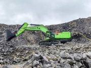 柳工最大电动挖掘机995FE，矿山作业的绿色高效新典范