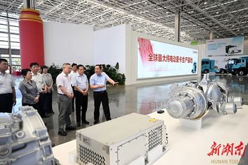 湖南省委书记沈晓明调研三一智联重卡产业园