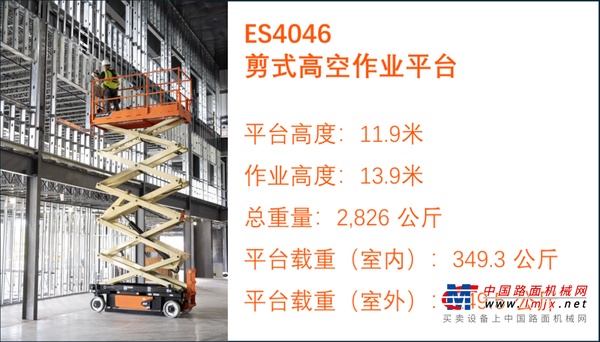 捷尔杰剪刀车家族再添新成员 - ES4046全新上市