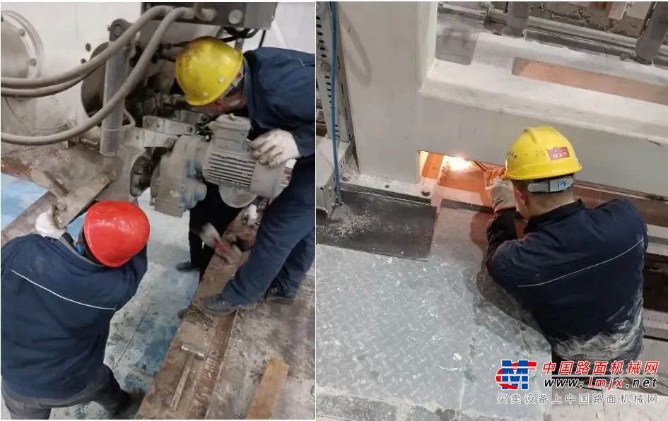 	用行动与时间赛跑，奋战在工程一线。
