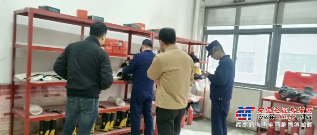 中交西筑后勤服务中心联合经开园区消防中队开展安全隐患专项检查 