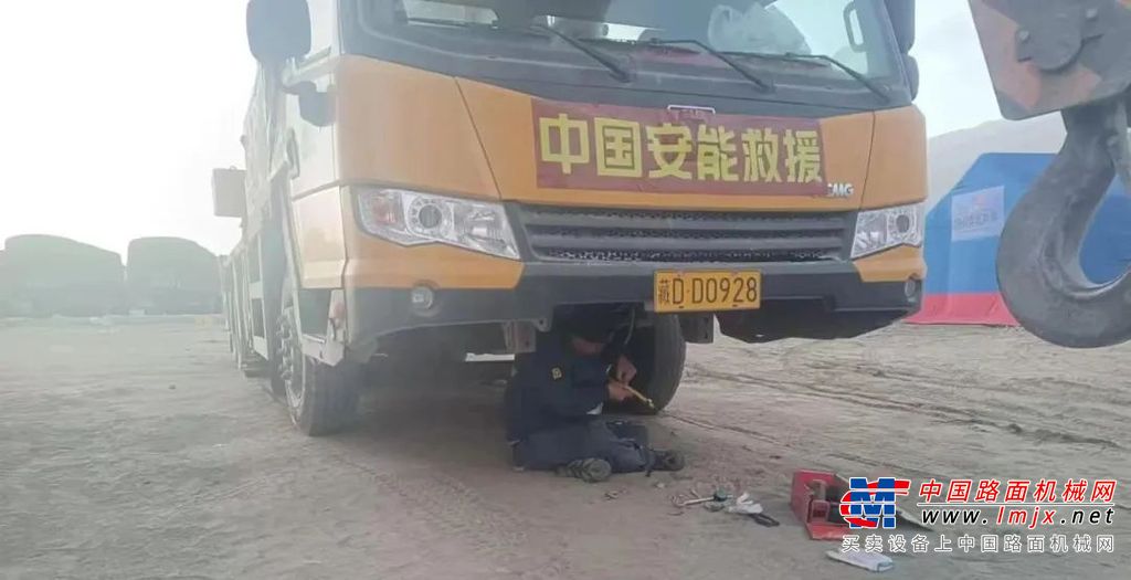 	徐工随车吊在震区