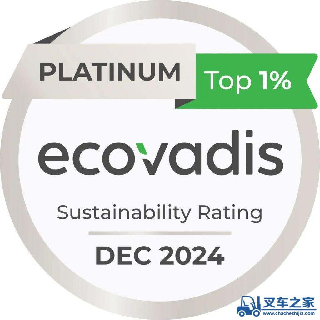永恒力四度荣获EcoVadis白金奖项，稳居全球可持续发展前列