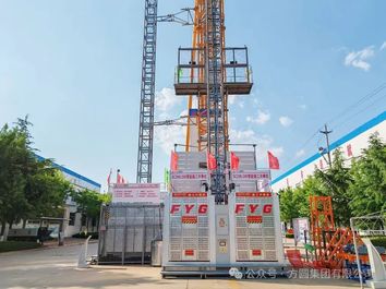 方圆施工升降机扬帆出海助力卢旺达基建