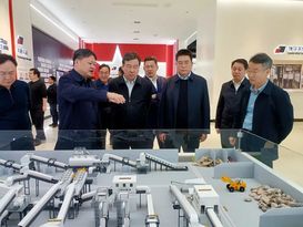 湖南省政协副主席、省工商联主席张健一行来岳考察调研润天智科