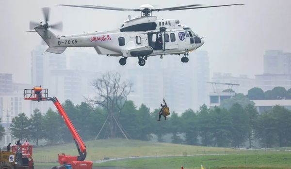 “应急使命·2025”浙江省暨台州市防汛防台应急演练举行，鼎力臂式亮相！