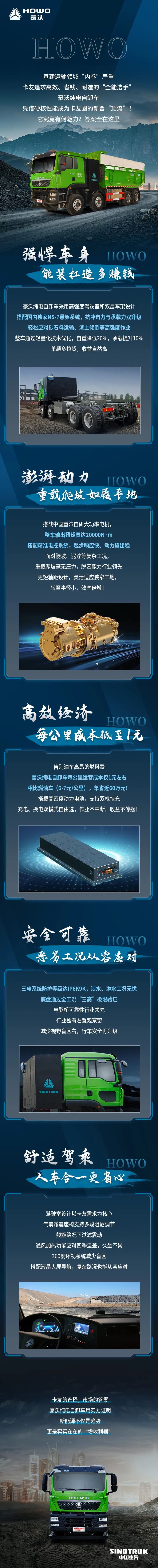 卡友圈新晋“顶流”，中国重汽豪沃新能源自卸车火出圈！